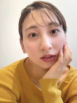 イコル(ikoru) シースルーバング/グレージュカラー/30代/代官山/恵比寿/中目黒