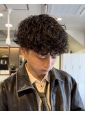 柔波パーマ 緩めパーマ @yuki.n_mens.perm97