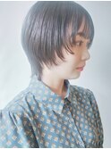 【morio原宿】マッシュウルフショート　暗髪