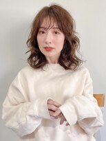 アンアミ キチジョウジ(Un ami Kichijoji) 【unami】ゆるふわウェーブ×ミディアムヘア　澤田杏奈