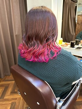 ログ(L.O.G) カット+裾カラー+トリートメント【那覇】