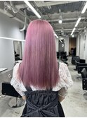 ミルクティーベージュダブルカラーインナーカラーケアブリーチ