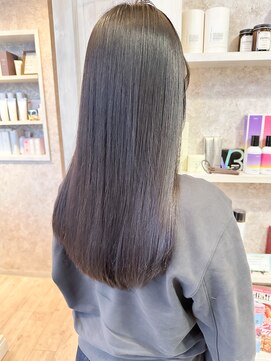 キャアリー(Caary) 福山市caaryさらさらつやつやストレート髪質改善20代30代40代