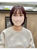 【柔らかピンクボブ】