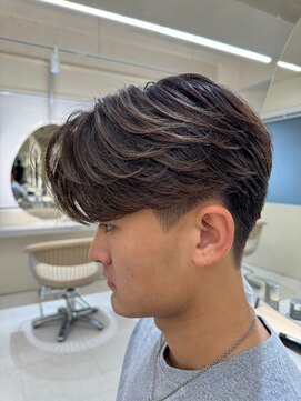 ニコ トウキョウ ヨコハマ(nico) メンズ/センターパート/ニュアンスパーマ