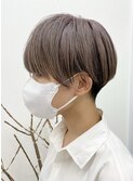 20代30代40代前下がり耳掛けショート刈り上げ丸みショート◎