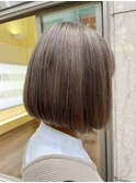 グレージュカラー/ボブ/ダブルカラー/熊本/上通
