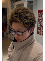 オーシャントーキョー 仙台(OCEAN TOKYO)&nbsp;スパイキーショートブリーチ短髪刈り上げメンズアップバング仙台