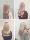 レグノ(Regno)の写真/【仙台/広瀬通】ダメージレスでうる艶なハイトーンカラーが叶う♪初めてのカラーもお任せ*［ケアブリーチ］