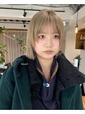 ブロンド×きりっぱなしBob