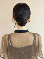 シニヨンアレンジ/タイトアレンジ/ヘアセット/ヘアアレンジ
