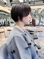 ロンド エメ 柏(Lond aimer)&nbsp;イメチェン外ハネボブ美髪ワイドバングレイヤーショート/柏