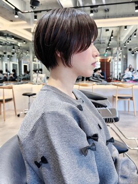 ロンド エメ 柏(Lond aimer) イメチェン外ハネボブ美髪ワイドバングレイヤーショート/柏