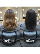 ツヤと髪 クリム(crim)&nbsp;髪質改善エステカラー　ロング　白髪染め　30代、40代、20代