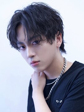 コンフィデンス 新宿3rd(confidence) 【 清潔感×色気 】ゆる波センターパート/メンズ/ツーブロック