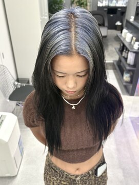 いろあそび 八王子 【ルーツカラー】ブルーシルバー×ブラック