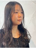 くびれヘア/アプリコットオレンジ/夏のヘアアレンジ/宜野湾