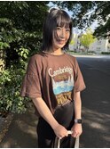 ブルーブラック/アッシュカラー/透明感カラー/レイヤーカット