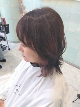 ハーツヘアーズ 五日市店(HEARTS hair's) イヤリングカラー／ウルフカット