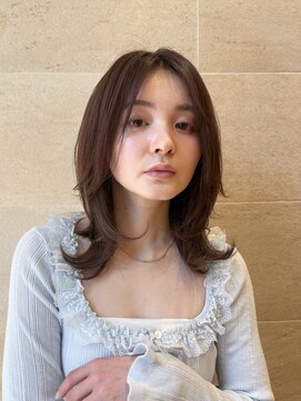 ソト 銀座(soto.) ミディアムヘア/暗めカラー/デザインカラー/レイヤーカット