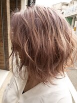 ルーナヘアー(LUNA hair)&nbsp;ボブ ダブルカラー ブリーチ リタッチ 10代20代30代 イメチェン