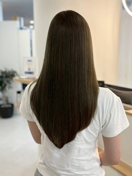 エトワ(ETOWA) 髪質改善カラー/艶髪/ストレートロング/ブラウンアッシュ