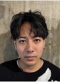 メンズカットソフトツイストパーマ