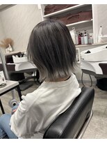 ノーバル バイ シエスタ 池袋(NoVal by siesta)&nbsp;シルバー × バレイヤージュ/AZE