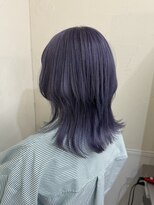 アップル(APPLE)&nbsp;寒色ラベンダーカラー×ウルフカット