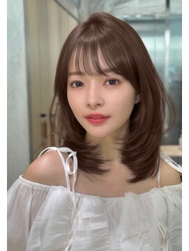 ロンドフルール 大宮東口(Lond fleur) レイヤーカット顔周りカット前髪カット韓国レイヤー/大宮