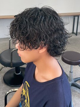 エルマーク 京都駅前(L-MARK) 波巻きツイスパ/サーフカール/メンズ/men's/メンズサロン/眉毛