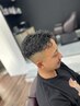スキンフェードカット・パーマ・シェービング・眉カット¥13000~