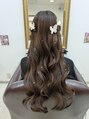 ヘアーデザインロアール(HairDesign  LOIRE)&nbsp;ハーフツインでパティースタイル♪