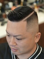 ザチョップショップ キチジョウジ(THE CHOP SHOP KICHIJOJI)&nbsp;サイドパートスキンフェードカットシェービング吉祥寺理容室