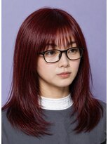 ピーエムヘアー(PM hair)&nbsp;レイヤーカット、レッドヴァージョン