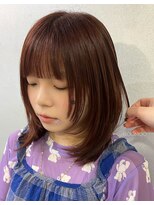 ナループロア ルームー(Nalu pu loa ROOMOO) ザクザクな顔まわりレイヤーがポイント☆ミディアムレイヤーKIRA