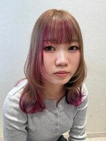 リック(Ric by KENJE)&nbsp;レイヤーカット×デザインカラー