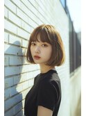 内巻きふんわりボブ×トリートメント×東川口