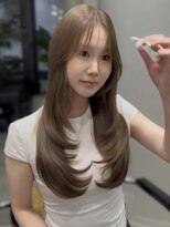 ヌヌ 渋谷 原宿 表参道(nunu) レイヤーカットウルフカットボブグレージュオリーブべージュ