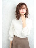トレンドバングが可愛い♪おしゃれレイヤースタイル★表参道青山