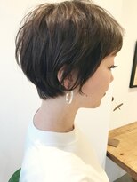 アテナ 六本松店(ATENA) 大人女子　ふんわり束感ショートボブ