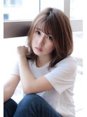 【FORTE 池上千鶴】大人かわいい伸ばしかけセミディ
