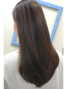 ウェイク ヘアー メイク(wake hair make) 20代30代★暗髪でも透明感♪アッシュカラー×丸みロング
