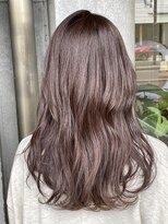 シェル 吉祥寺(shell)&nbsp;透明感ラベンダーベージュ＿ゆる巻きロング