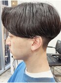 ニュアンスパーマ/センターパート/サイドグラデーション