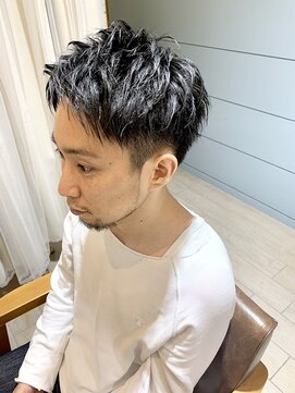 プラグ バイ ネオリーブ(plug by neolive) メンズ　ツーブロック　束感ショートN☆