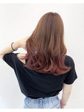 アライブ キチジョウジ(ALIVE Kichijoji) 【ALIVE吉祥寺】Aラインボブ*グラデーションピンク