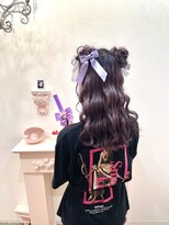 グルーヴ グルーヴ フェエリー(groove groove feerie)&nbsp;2種類リボンのハーフくまさん 新宿歌舞伎町ヘアセット