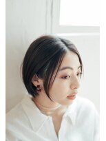ダブル(W)&nbsp;色っぽマッシュショート　ストレートバング
