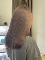 サンク 原宿 表参道(cinq)&nbsp;ミルクティーベージュダブルカラーインナーカラーケアブリーチ